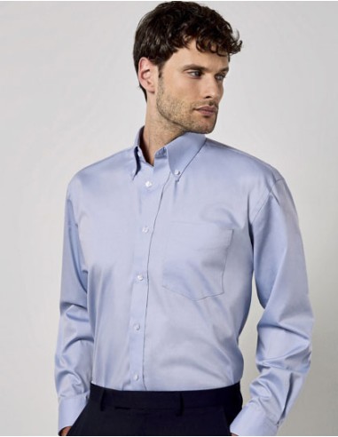 KUS-KK105-Mens Classic Fit Premium Oxford Shirt Long Sleeve